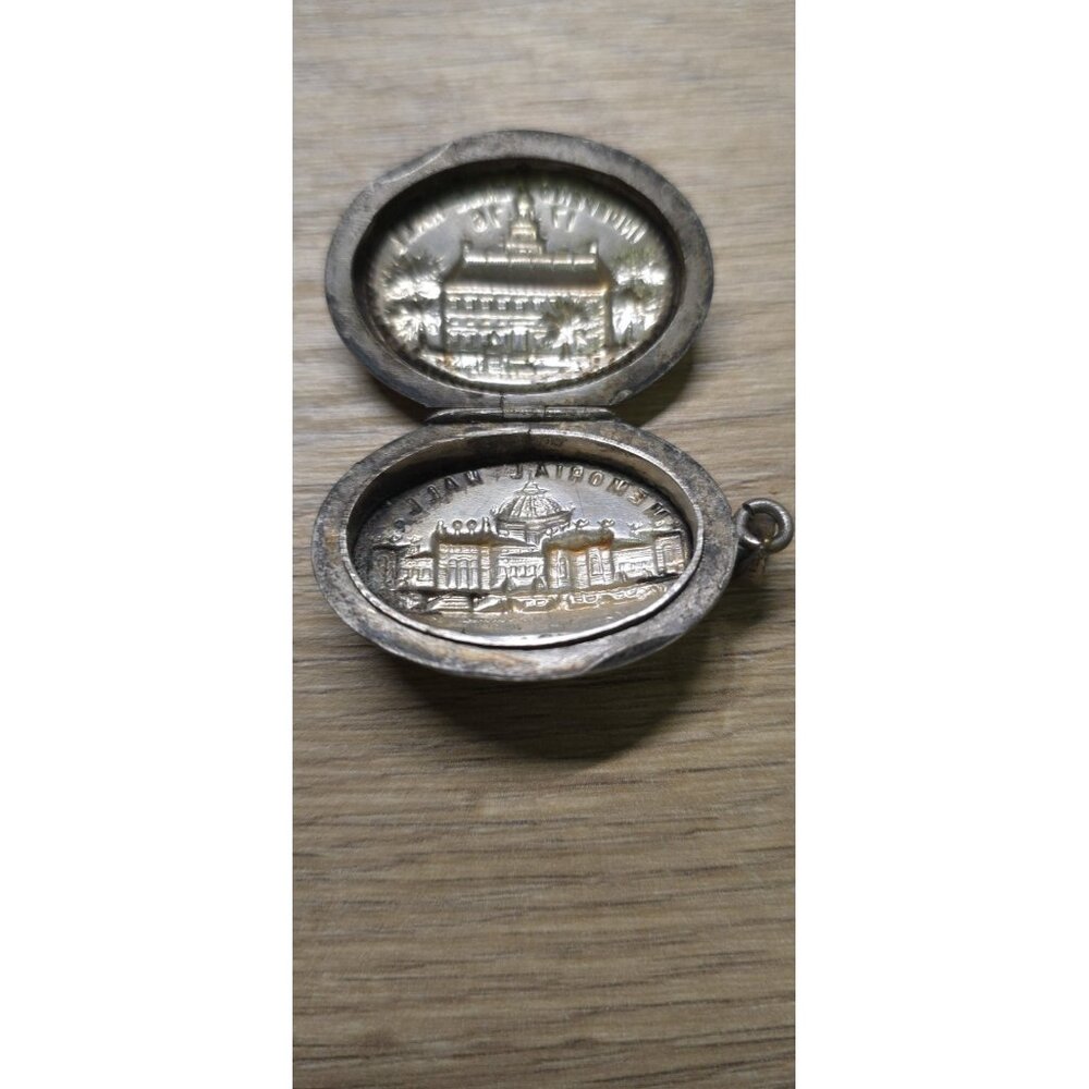 1776-1876 1st World's Fair 250 year America anniversary Centennial Locket - Picture 12 of 16